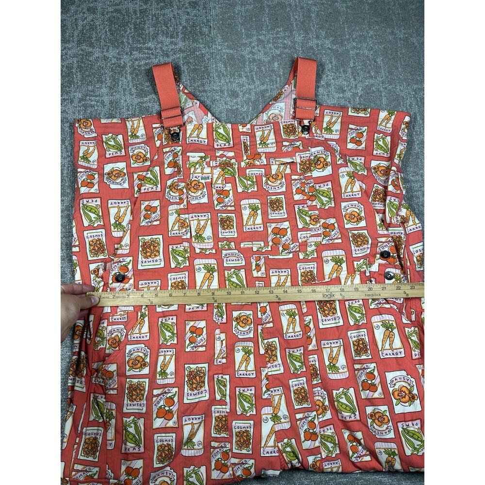 Duluth Trading Heirloom Gardening Seed Packet Overalls Women Size XXL x 29 - Picture 2 of 7